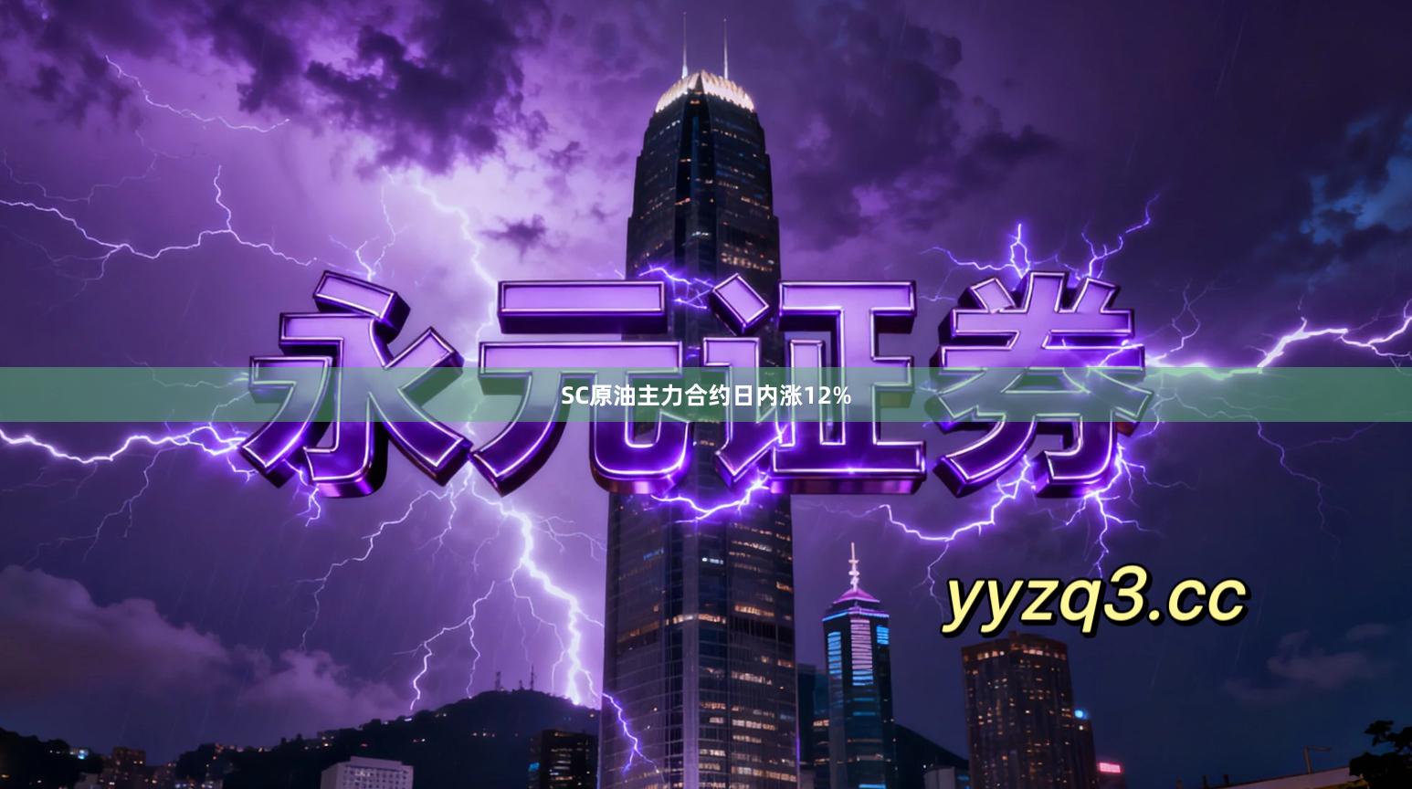 SC原油主力合约日内涨12%